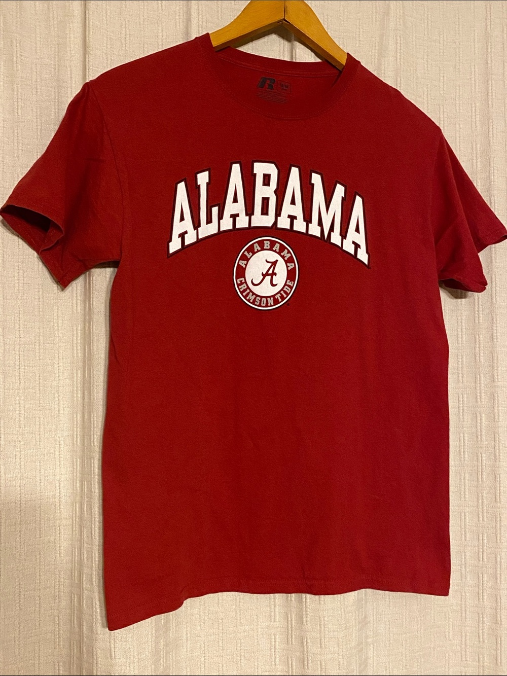 Alabama Crimson Tide Men's Red Graphic Tee Size Medium
